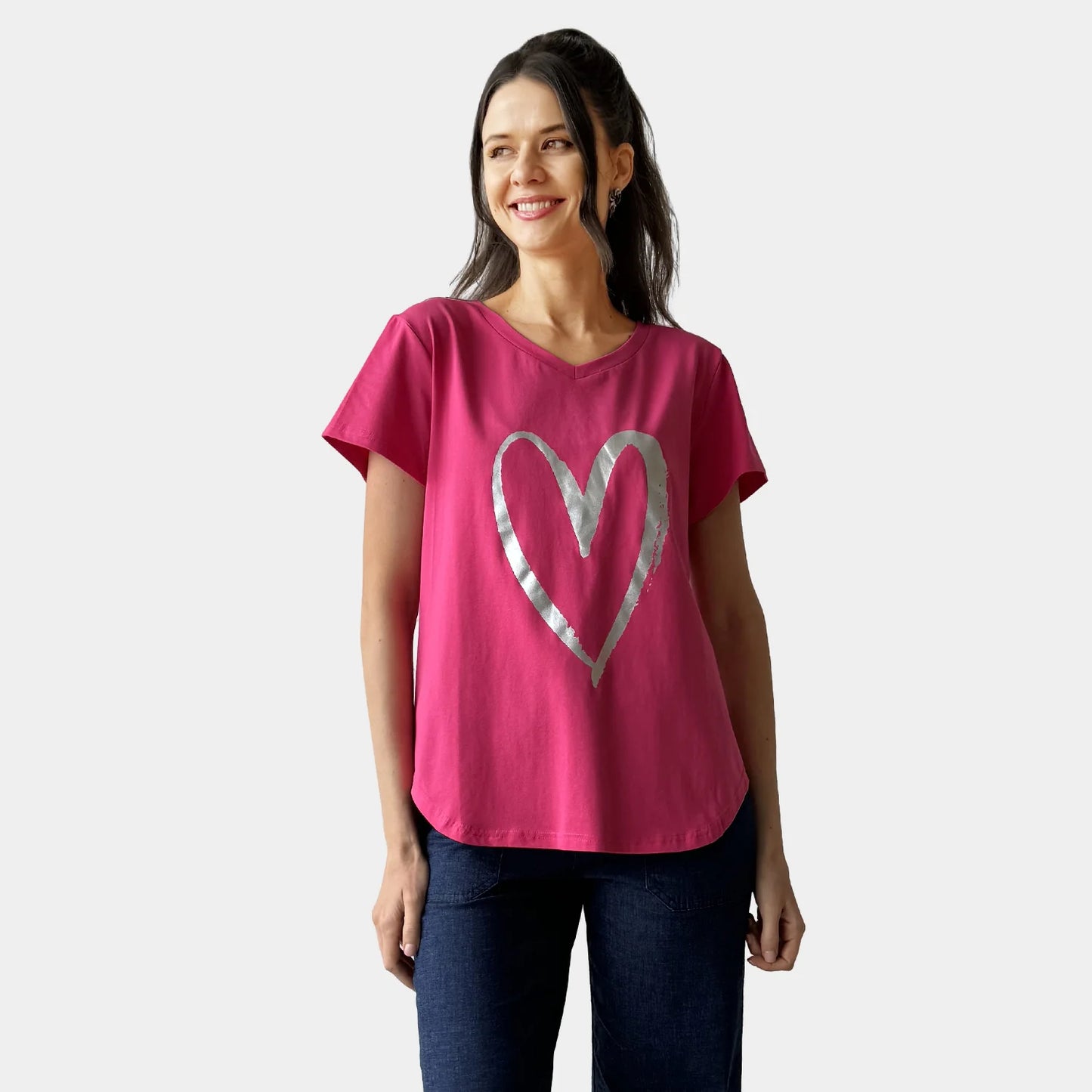 HEART FOIL TEE