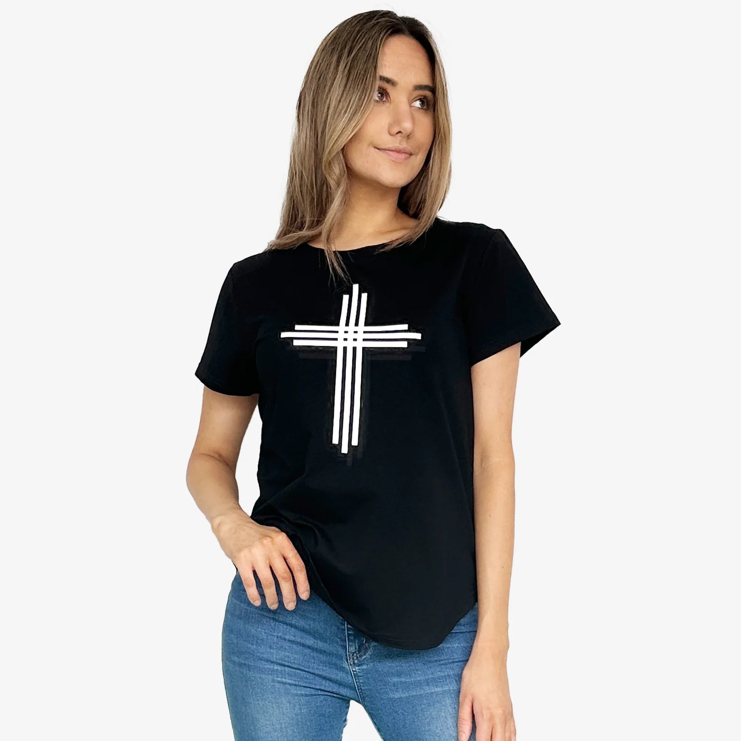 LINES TEE BLACK