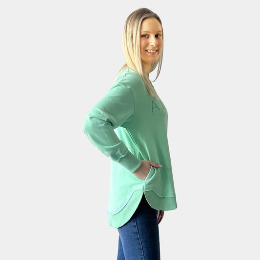 AMYIC SWEATER APPLE GREEN