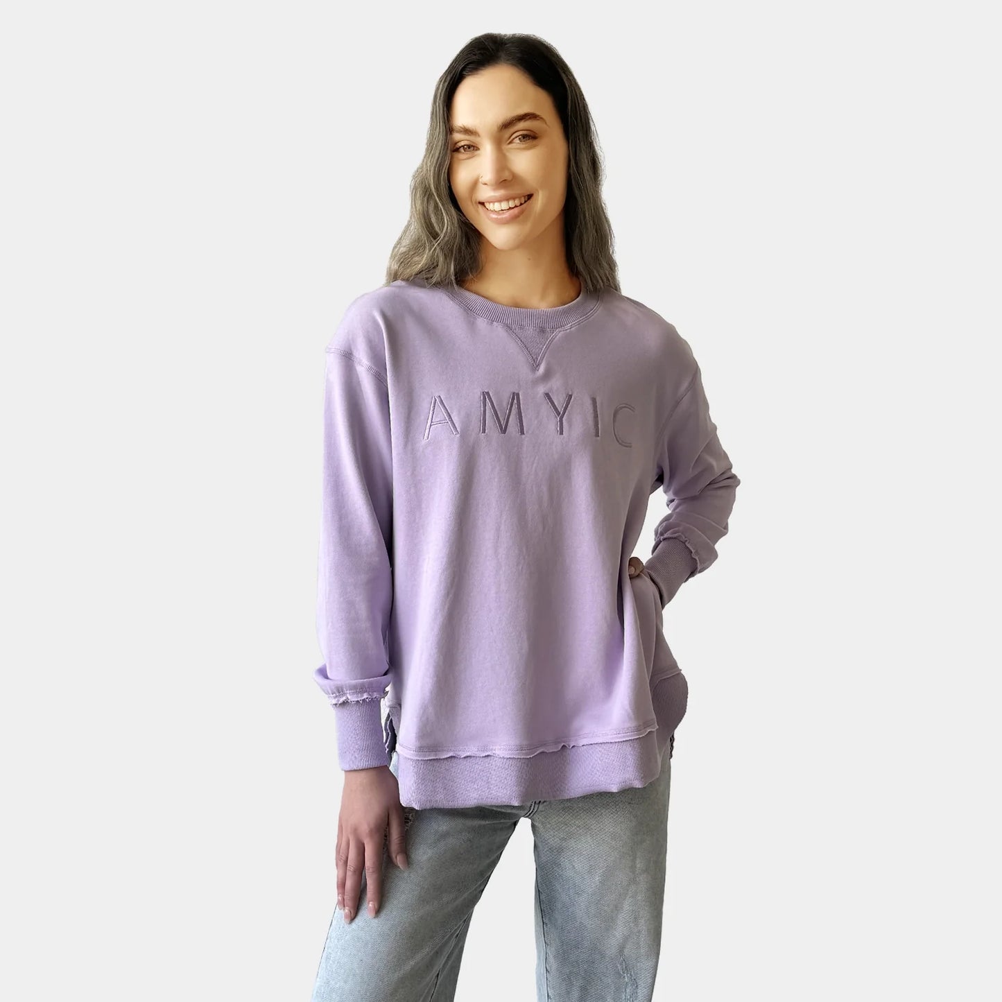 AMYIC SWEATER LILAC