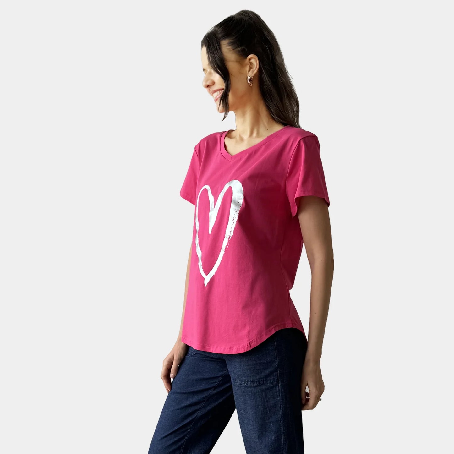 HEART FOIL TEE