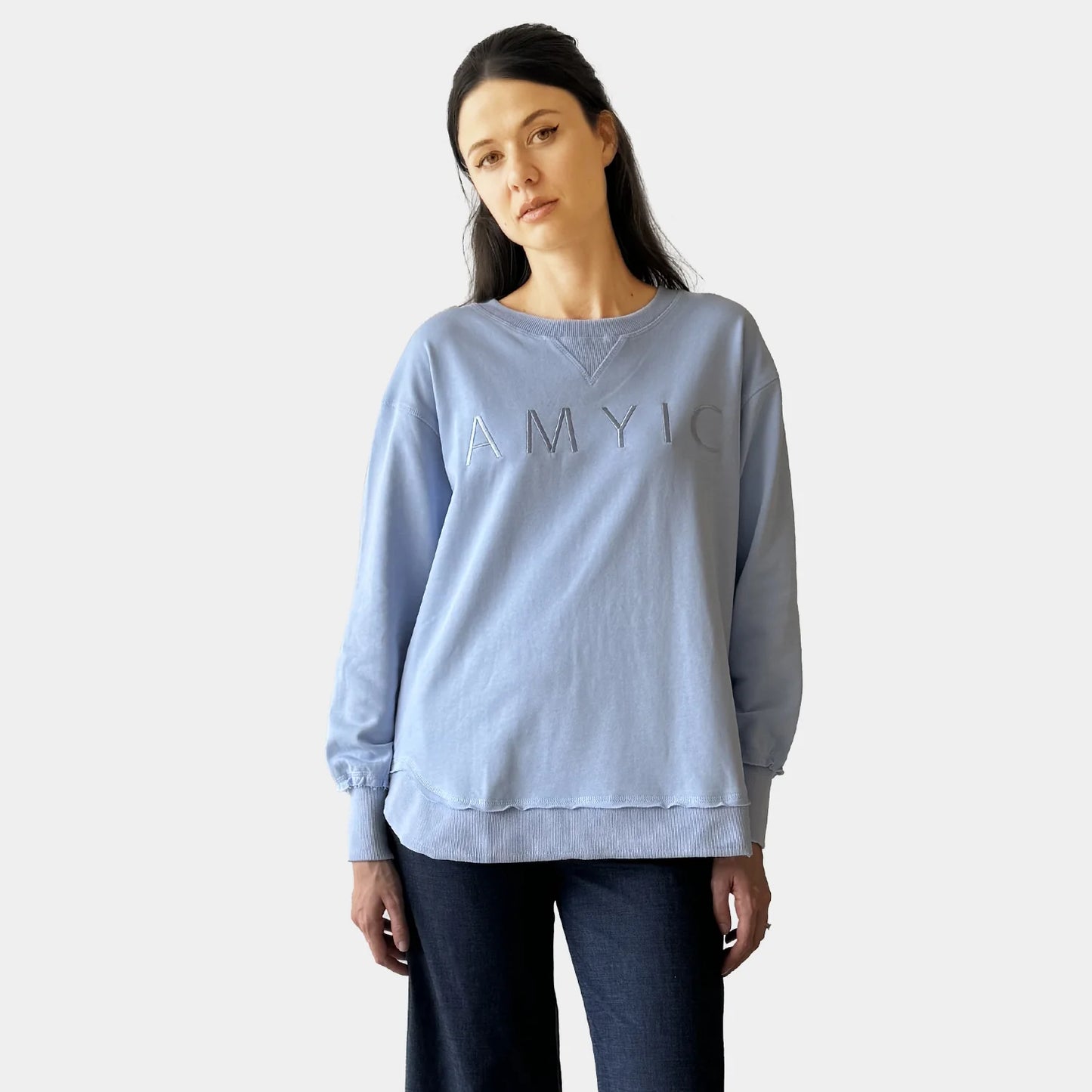 AMYIC BABY BLUE SWEATER