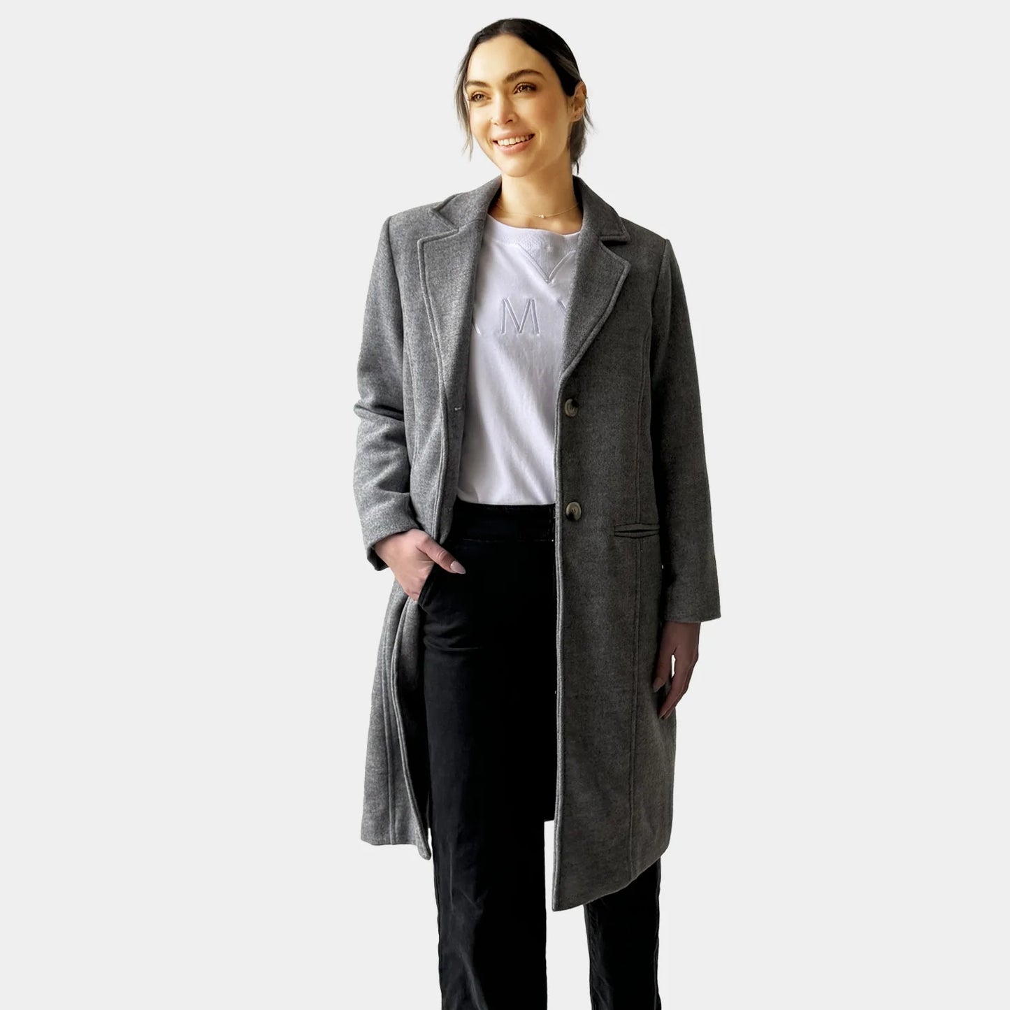 GREY CHARLIE COAT