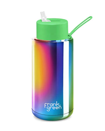 RAINBOW STRAW LID 1L FRANK GREEN