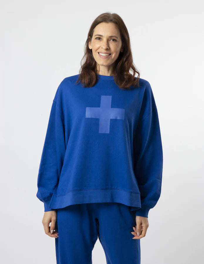 SUNDAY SWEATER COBALT CRUSH