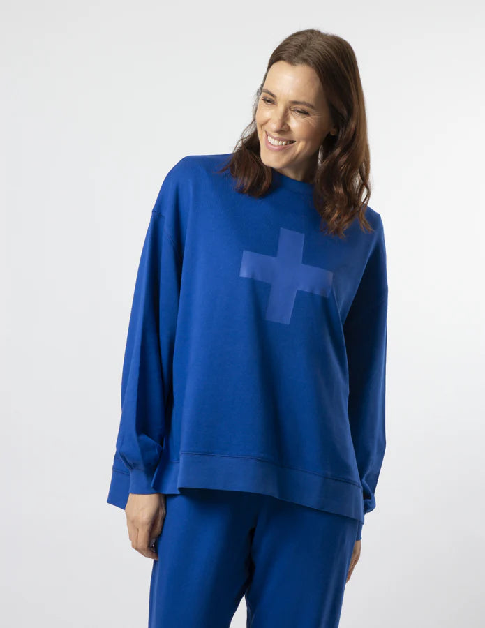 SUNDAY SWEATER COBALT CRUSH