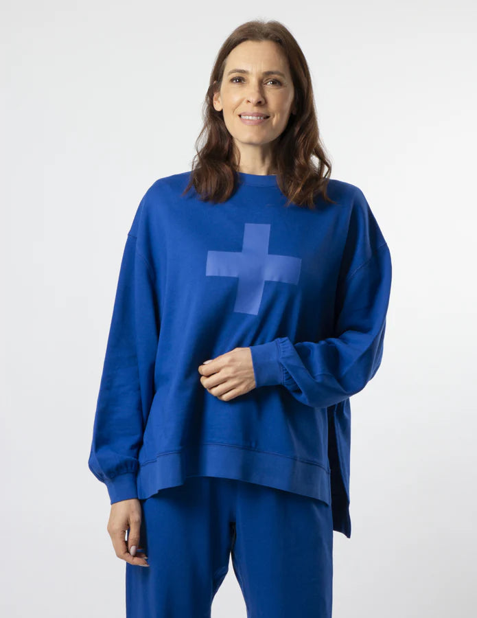 SUNDAY SWEATER COBALT CRUSH