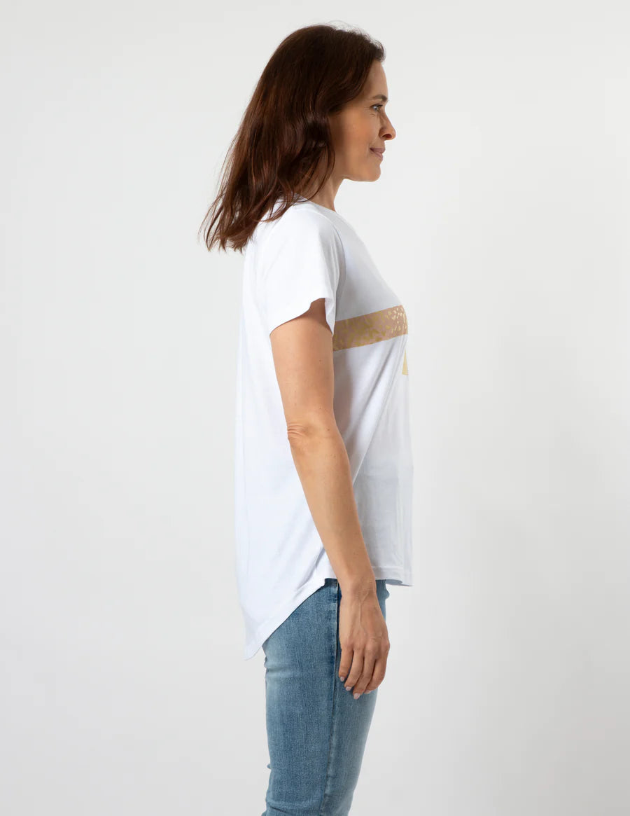 WHITE BRONZE SAFARI T-SHIRT