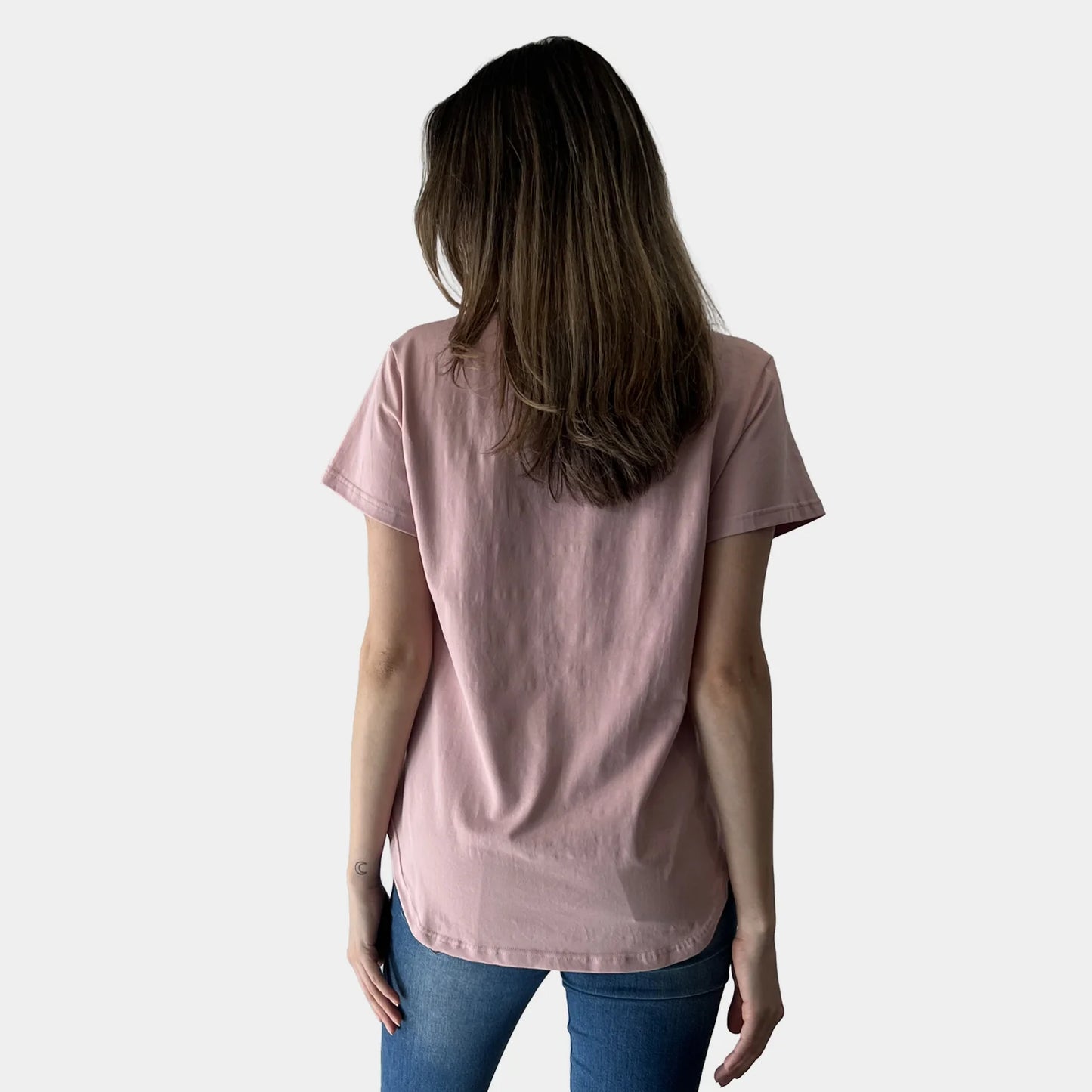 LEOPARD STAR TEE BLUSH