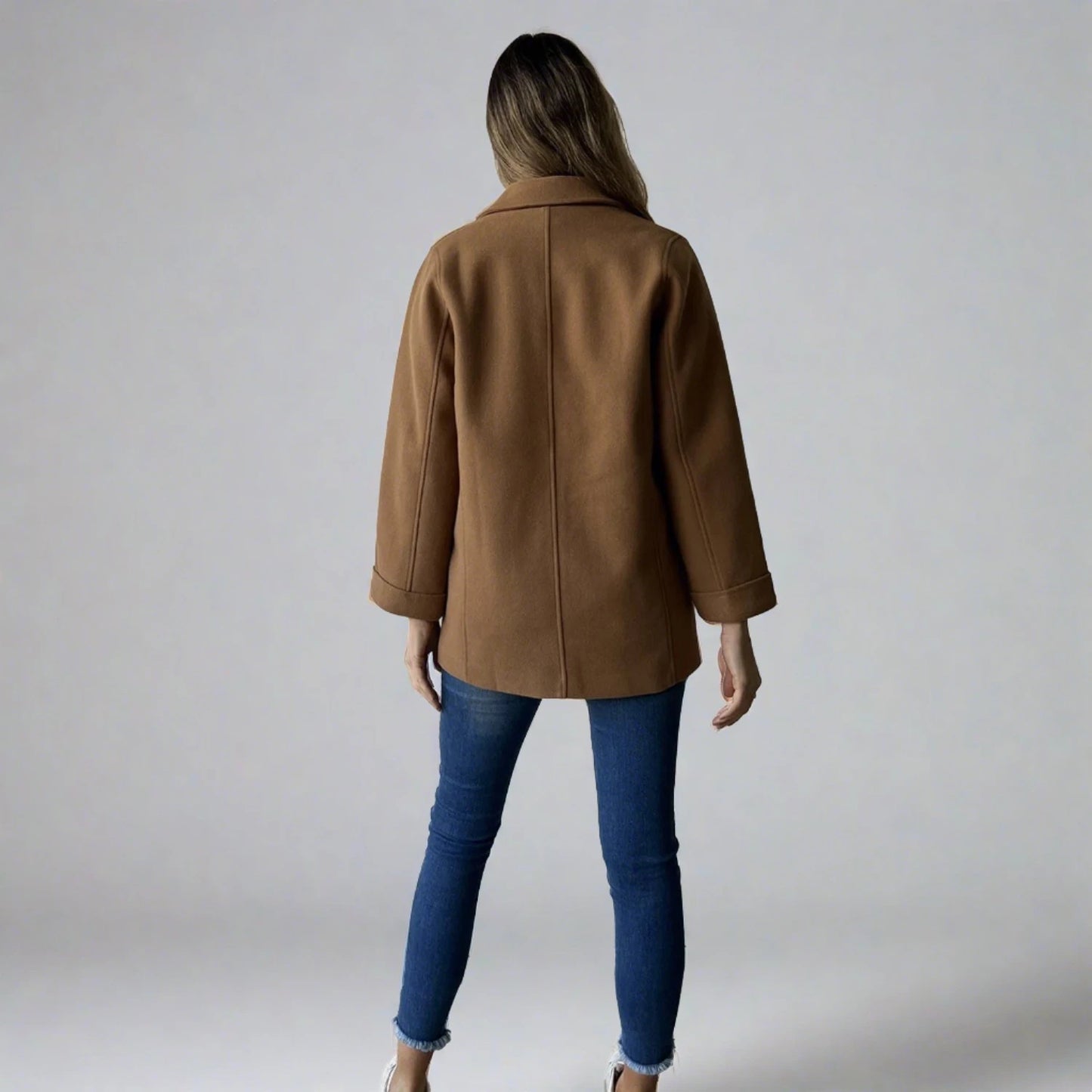 AMYIC SINGLE BREASTED  PEA COAT