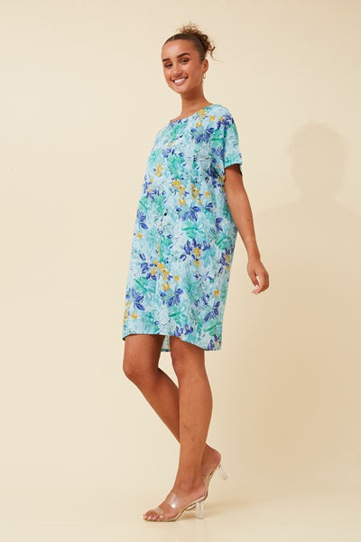 VINE DRESS BLUE